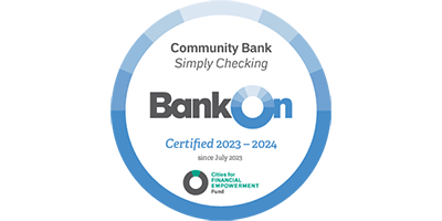 Bank on certification seal. 